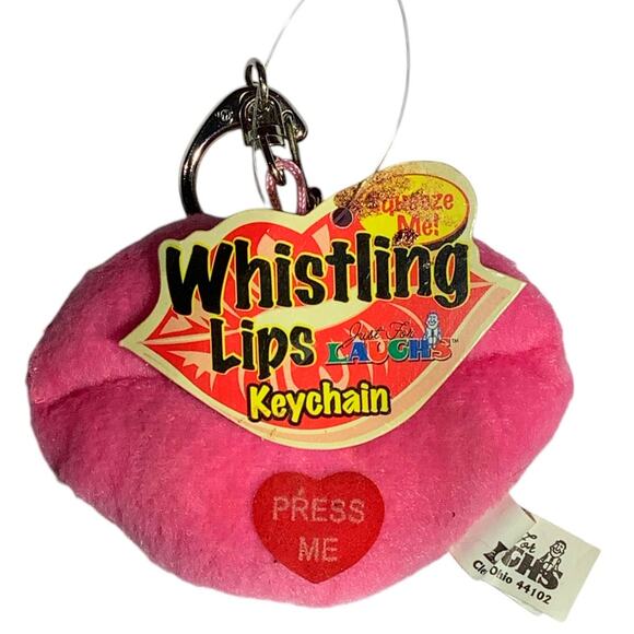 2005 Novelty Whistling Lips Keychain (Still Whistles TOO!) - Picture 3 of 5